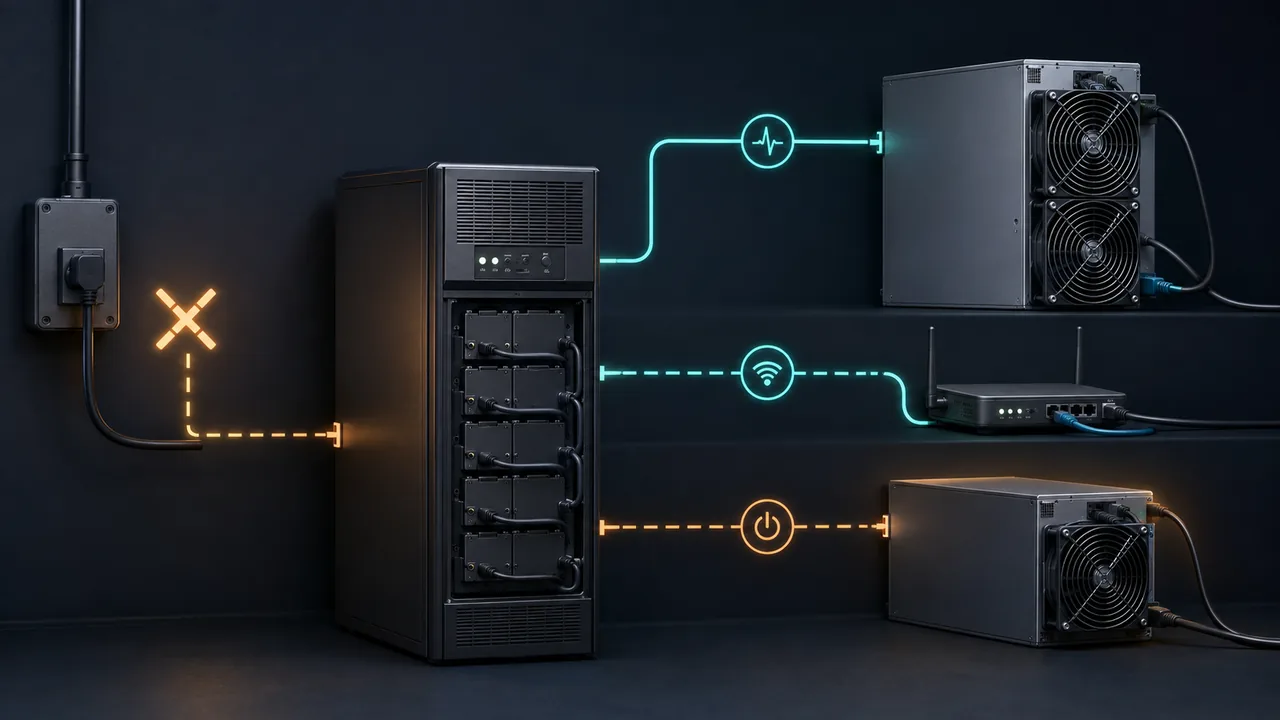 Can a UPS Run an ASIC Miner? Capacity, Runtime, and Safe Shutdown