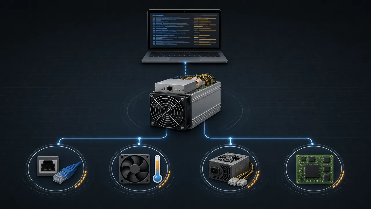 How to Read ASIC Miner Kernel Logs: A Symptom-to-Check Troubleshooting Guide