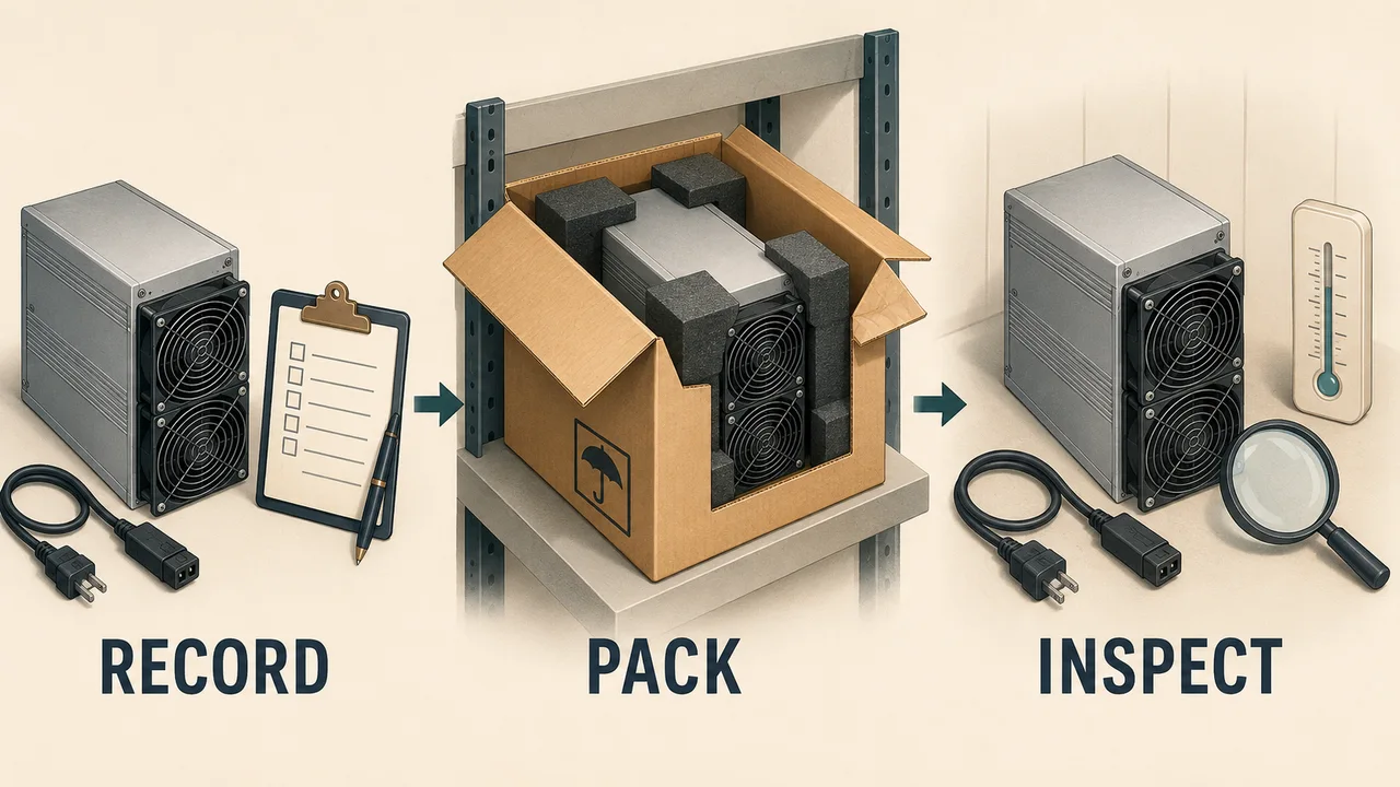 How to Store an ASIC Miner: Shutdown, Packing, and Restart Checklist